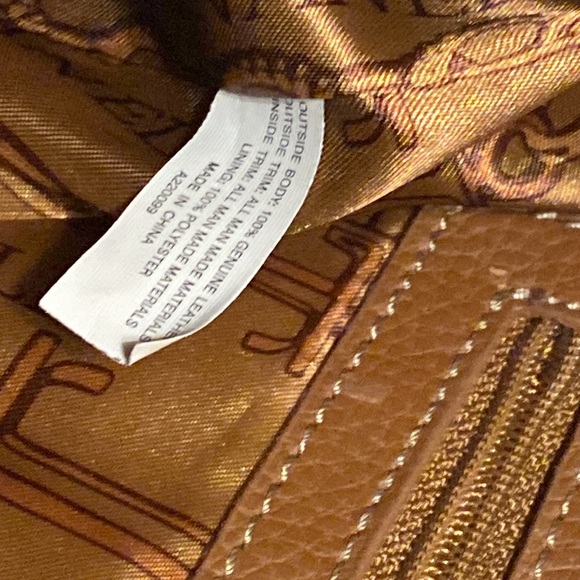 Tignanello Purse Shoulder/crossbody Bag Brown Leather - Picture 8 of 11